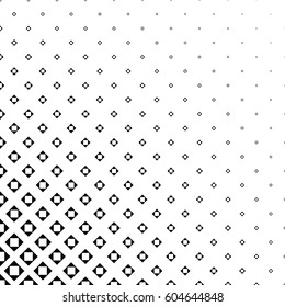 Abstract monochrome square pattern design - vector illustration