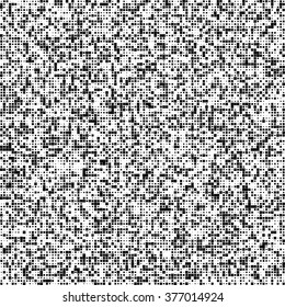 Abstract monochrome square pixel mosaic background