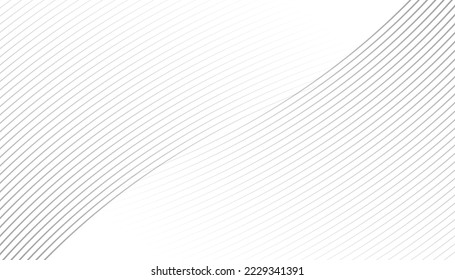 Abstract monochrome stripe texture background. Minimal grey lines pattern background for retro and graphic effects. Vector, 2023
