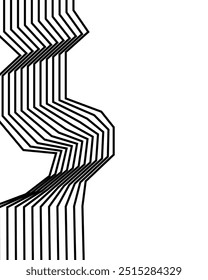 Abstract monochrome stripes blank wallpaper