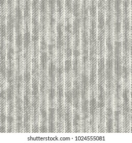 Abstract Monochrome Subtle Striped Dashed Textured Background In Washed Effect. Seamless Pattern.