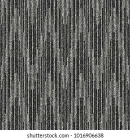 Abstract Monochrome Subtle Zigzag Motif Brushed Textured Background. Seamless Pattern.