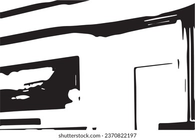 abstract monochrome texture, black and white texture background with black stains or spots 