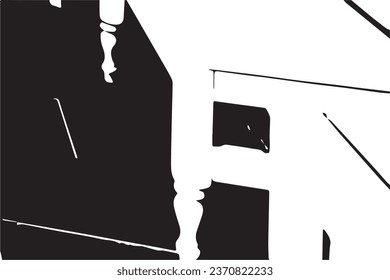 textura monocromada abstracta, fondo de textura en blanco y negro con manchas o manchas negras 