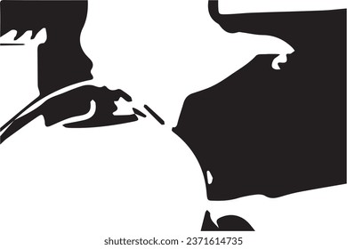 abstract monochrome texture, black and white texture background