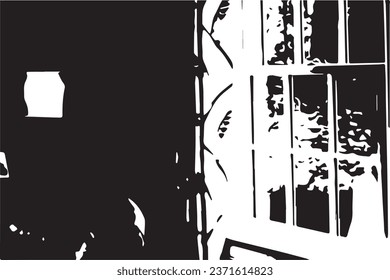 abstract monochrome texture, black and white texture background