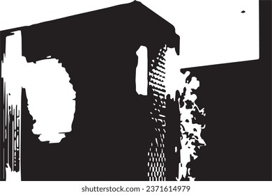 abstract monochrome texture, black and white texture background