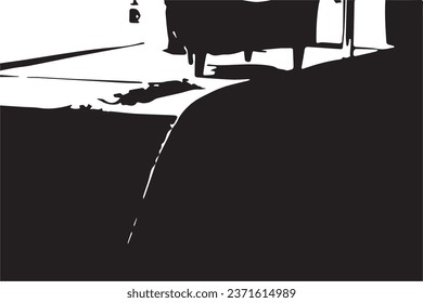 textura monocromada abstracta, fondo de textura en blanco y negro