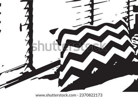 abstract monochrome texture, black and white texture background with black stains or spots 