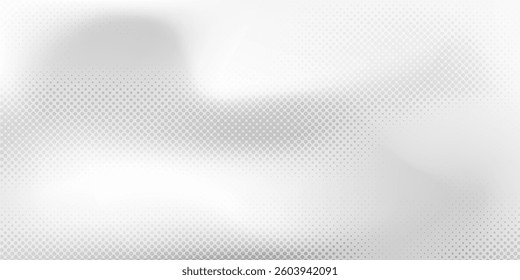 Abstract Monochrome Texture with Circular Dot Patterns in Gray Tones