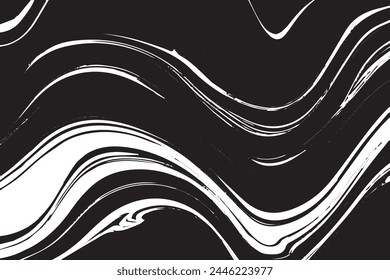 Abstract Monochrome Texture: Grunge Black  White Pattern of Dust, Chips, and Ink Spots on White Background	