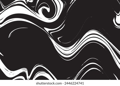 Abstract Monochrome Texture: Grunge Black  White Pattern of Dust, Chips, and Ink Spots on White Background	