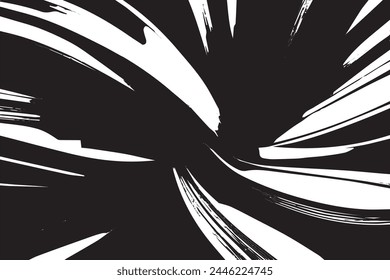 Abstract Monochrome Texture: Grunge Black  White Pattern of Dust, Chips, and Ink Spots on White Background	