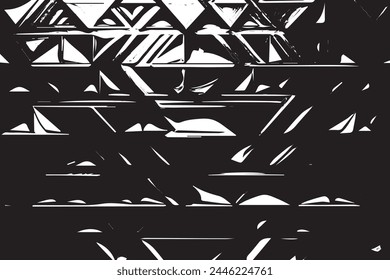 Abstract Monochrome Texture: Grunge Black  White Pattern of Dust, Chips, and Ink Spots on White Background	