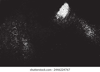 Abstract Monochrome Texture: Grunge Black  White Pattern of Dust, Chips, and Ink Spots on White Background	