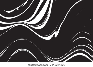 Abstract Monochrome Texture: Grunge Black  White Pattern of Dust, Chips, and Ink Spots on White Background	