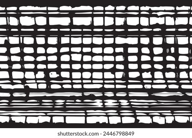 Abstract Monochrome Texture: Grunge Black  White Pattern of Dust, Chips, and Ink Spots on White Background
