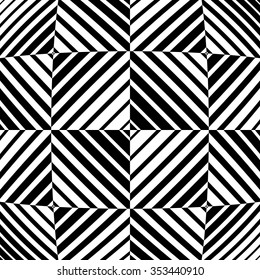 Abstract monochrome vector with bulging distortion, deformation effect.