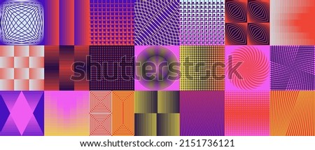 Abstract monochrome vector graphics with digital transition effect. Brutalist style futuristic pattern built with distorted geometric shapes, random forms, and black and white colors. 