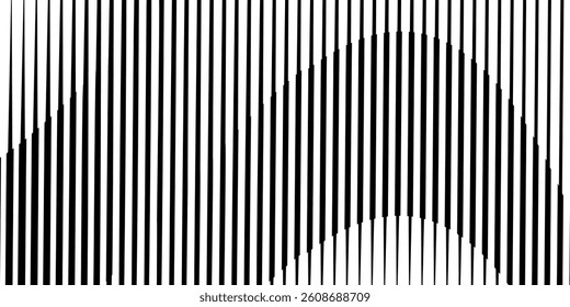 abstract monochrome vertical bold black line pattern.