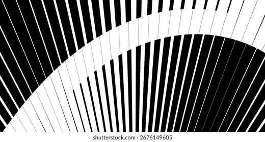 Vertical monocromática abstracta patrón de línea negra en negrita.
