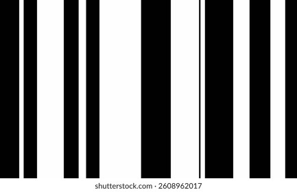 Abstract monochrome vertical stripes pattern.  Bold graphic design ideal for backgrounds, website banners, or textile prints.