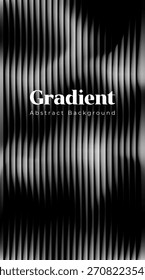 Fundo de textura moderna de linhas de gradiente de onda vertical monocromático abstrato