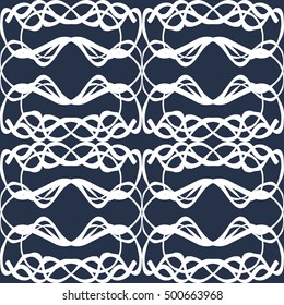 abstract monochrome vintage seamless pattern