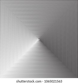 Abstract monochtome geometric background with squares. Vector illustration