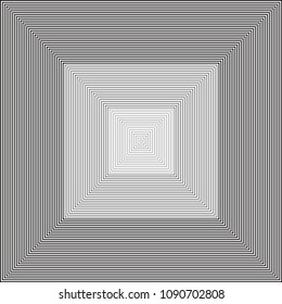 Abstract monochtome geometric background with squares. Vector illustration
