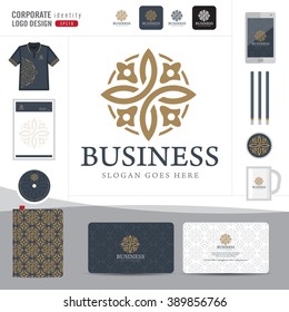 Resumen de diseño de logotipo elegante en monograma,Resumen Logotipo de identidad corporativa,Identidad corporativa,Emblema abstracto,Hotel,restaurante,ilustrador vectorial