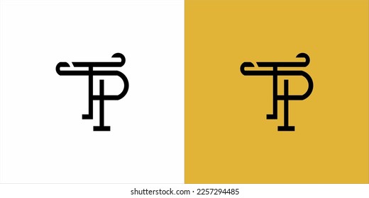 Abstract Monogram Letter Abjad Vector Logo Template,White And Yellow BackGround