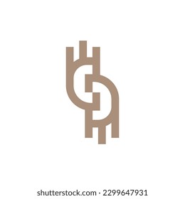 abstract monogram letter CD iconic logo design vector ideas. bold letter C and D logo vector design template with elegant, luxury and modern styles isolated on white background.