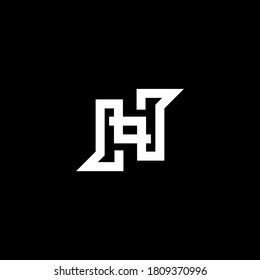 Abstract Monogram letter H Logo icon design template. Graphic Alphabet Symbol for Corporate Business Company Identity