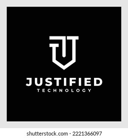 Abstrakte Monogramm Buchstaben J Logo Symbol Design Vorlage. Minimalist J JJ kreative, initiale Vektorvorlage.