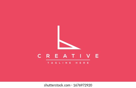 Abstract monogram letter L logo icon design. Minimalist L LL creative initial based vector template.