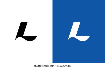 Abstract monogram letter L logo icon design