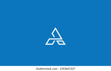 Abstract monogram Letter logo A 