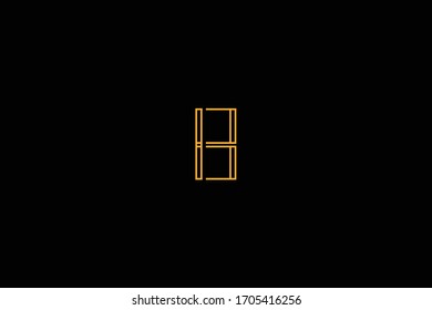 Abstract Monogram letter Logo icon design concept. Minimalist letter creative initial based Vector template. Graphic Alphabet Symbol for Corporate Business Company Identity 