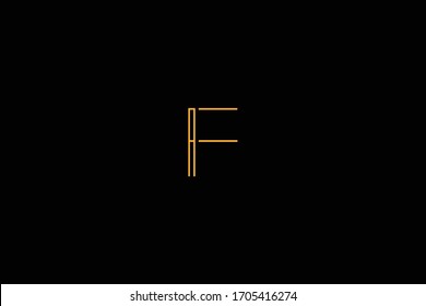 Abstract Monogram letter Logo icon design concept. Minimalist letter creative initial based Vector template. Graphic Alphabet Symbol for Corporate Business Company Identity 