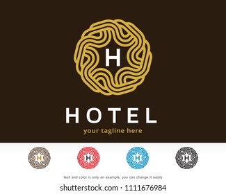 Abstract Monogram Letter Logo Symbol Template Design Vector, Emblem, Design Concept, Creative Symbol, Icon