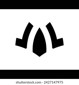 Abstract monogram logo design for company needs, whatever your business