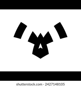 Diseño abstracto del logotipo del monograma para las necesidades de la compañía, sea cual sea su negocio