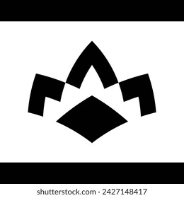 Abstract monogram logo design for company needs, whatever your business