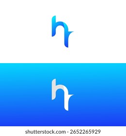 Abstract Monogram Logo Design HT, TH, Minimalist, Modern