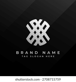 Abstract Monogram Logo Design Professional Branding