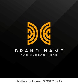 Abstractas Monograma Diseño de logotipos Profesional Branding