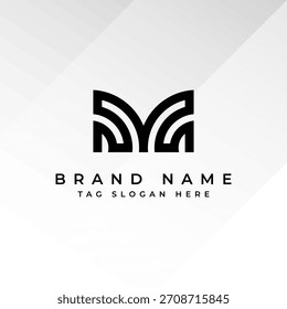 Abstractas Monograma Diseño de logotipos Profesional Branding