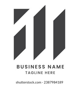 abstract monogram logo element template vector icon illustration