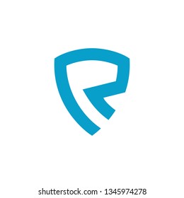 abstract monogram logo R